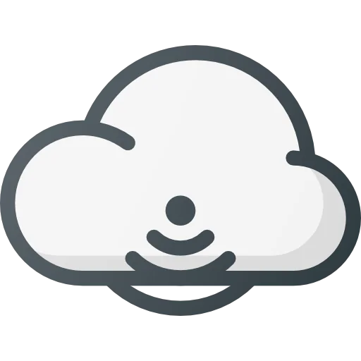 Computing cloud icon