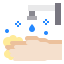 Washing hands icon 64x64