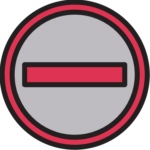 No entry icon