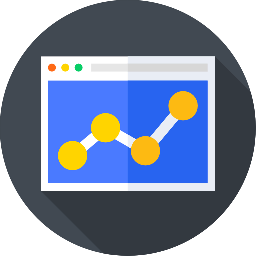 Line chart icon