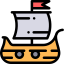 Viking ship icon 64x64