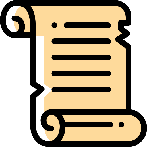 Ancient scroll Symbol