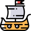 Viking ship ícone 64x64