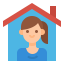 Stay at home icon 64x64