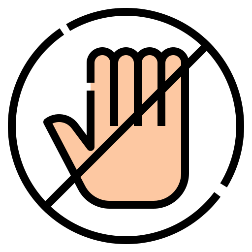 Do not touch icon