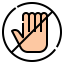 Do not touch icon 64x64