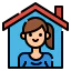 Stay at home icon 64x64