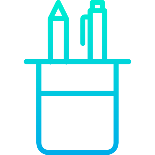 Pencil case icon