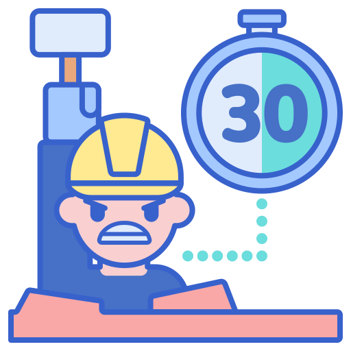 Round timer icon