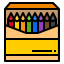 Color pencils icon 64x64