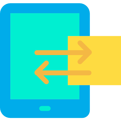 Data transfer ícono