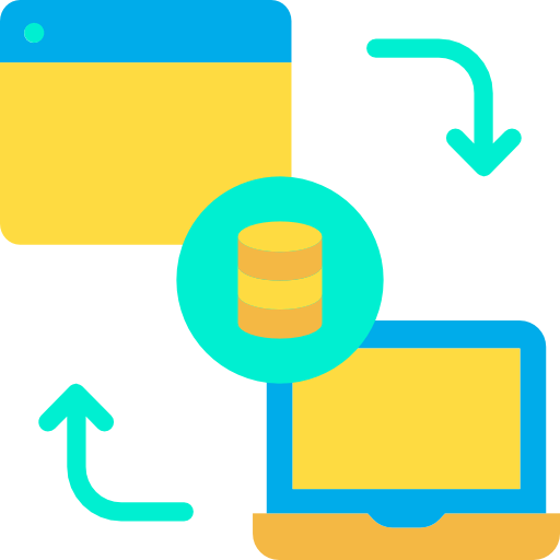 Data transfer icon