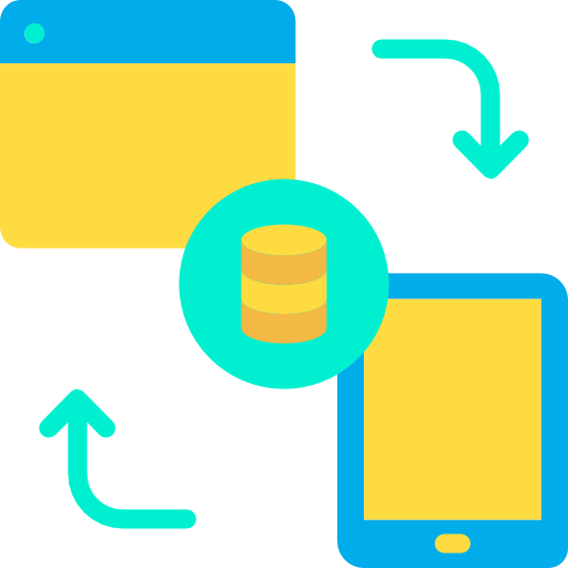 Data transfer icon