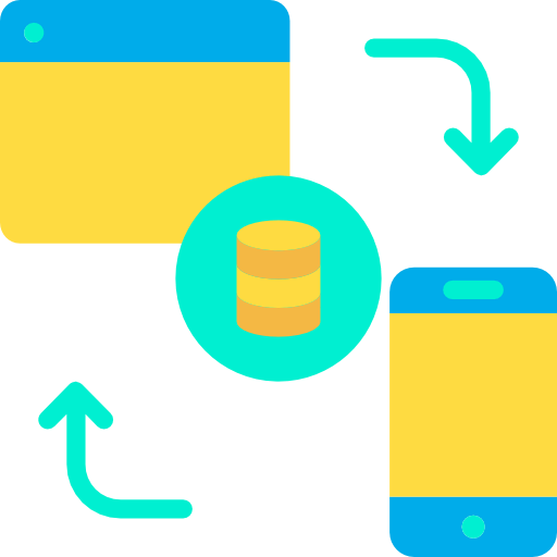 Data transfer icon