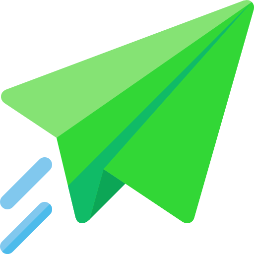 Paper plane icon