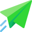 Paper plane icon 64x64