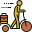 Kick scooter icon 64x64