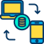 Data transfer icon 64x64