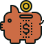 Piggy bank icon 64x64