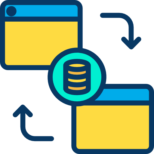 Data transfer icon