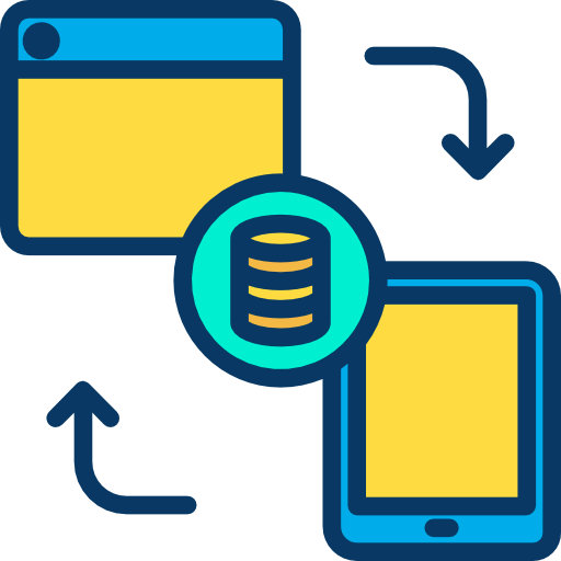 Data transfer icon