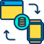 Data transfer icon 64x64