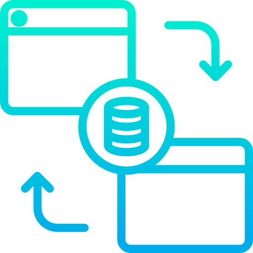 Data transfer icon