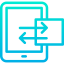 Data transfer icon 64x64