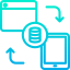Data transfer icon 64x64