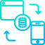 Data transfer icon 64x64