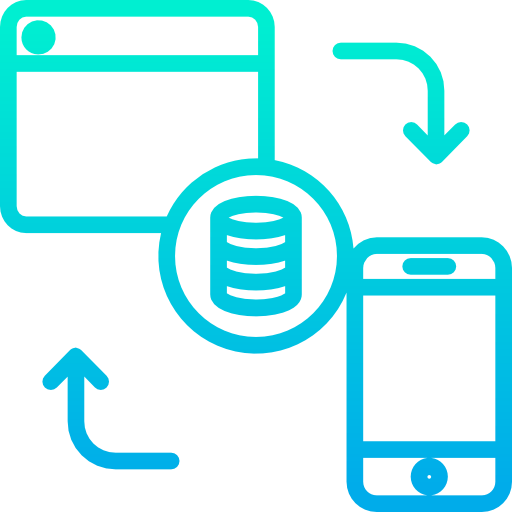 Data transfer icon