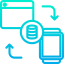 Data transfer icon 64x64