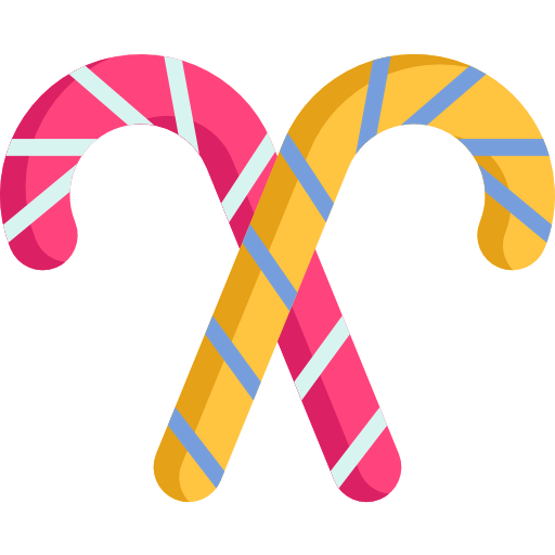 Candy cane icon