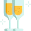 Champagne glass icon 64x64