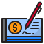 Cheque icon 64x64