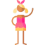Ganguro girl icon 64x64