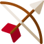 Bow and arrow ícono 64x64