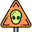 Warning sign icon 64x64