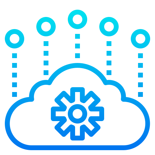 Cloud network icon
