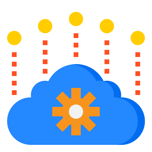 Cloud network icon