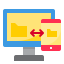 Data transfer icon 64x64