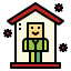 Stay home icon 64x64