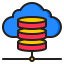 Cloud database ícono 64x64