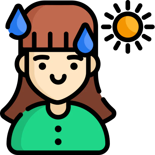 Sweating icon