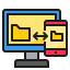 Data transfer icon 64x64