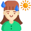 Sweating icon 64x64