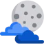 Full moon icon 64x64