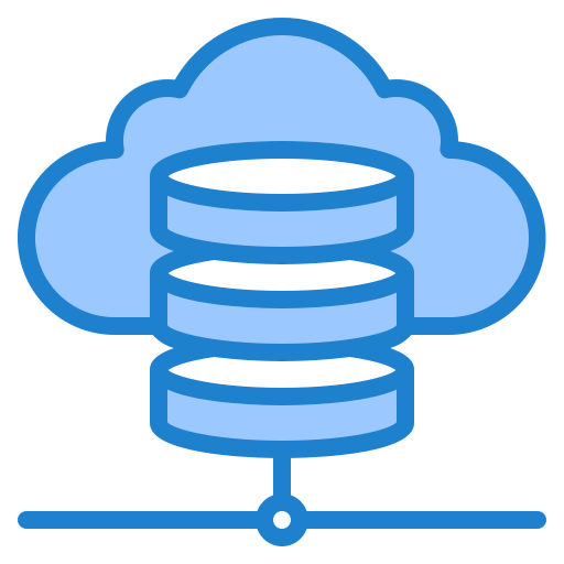 Cloud database biểu tượng