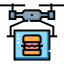 Drone delivery アイコン 64x64