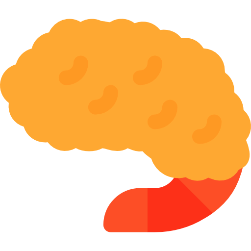 Breaded shrimp icon